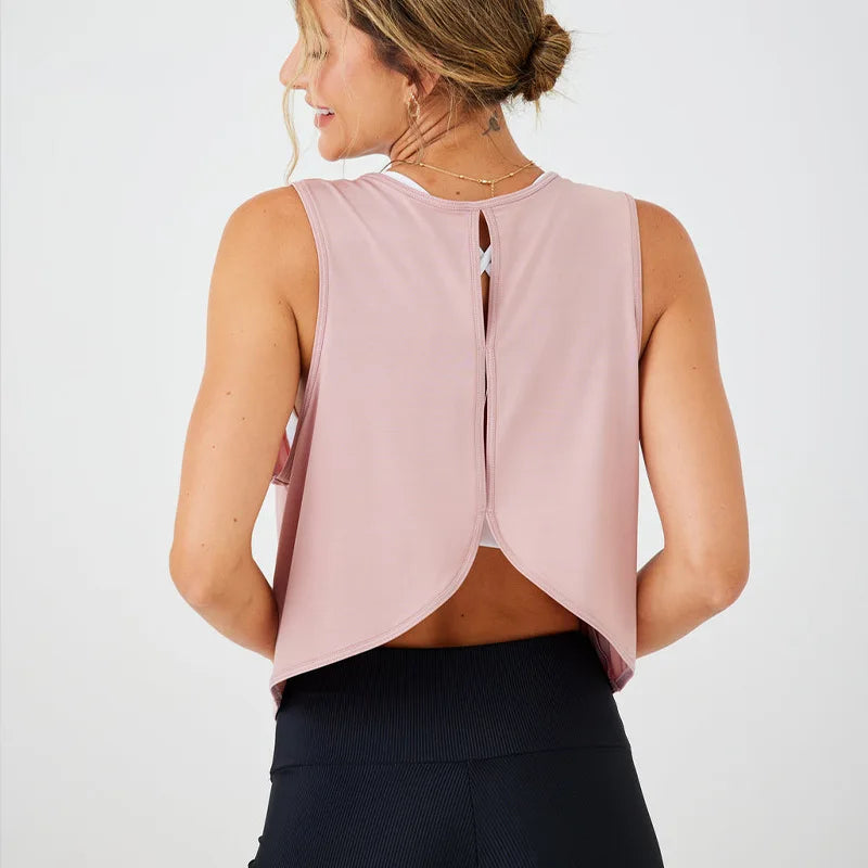 Breathable Racerback Yoga Tank Top