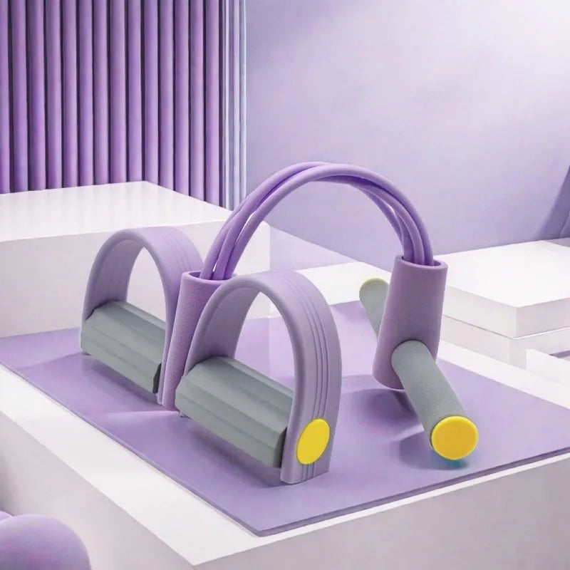 4-Tube Yoga Pedal Puller Resistance Band