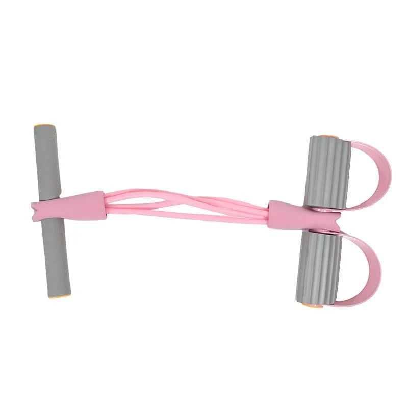 4-Tube Yoga Pedal Puller Resistance Band
