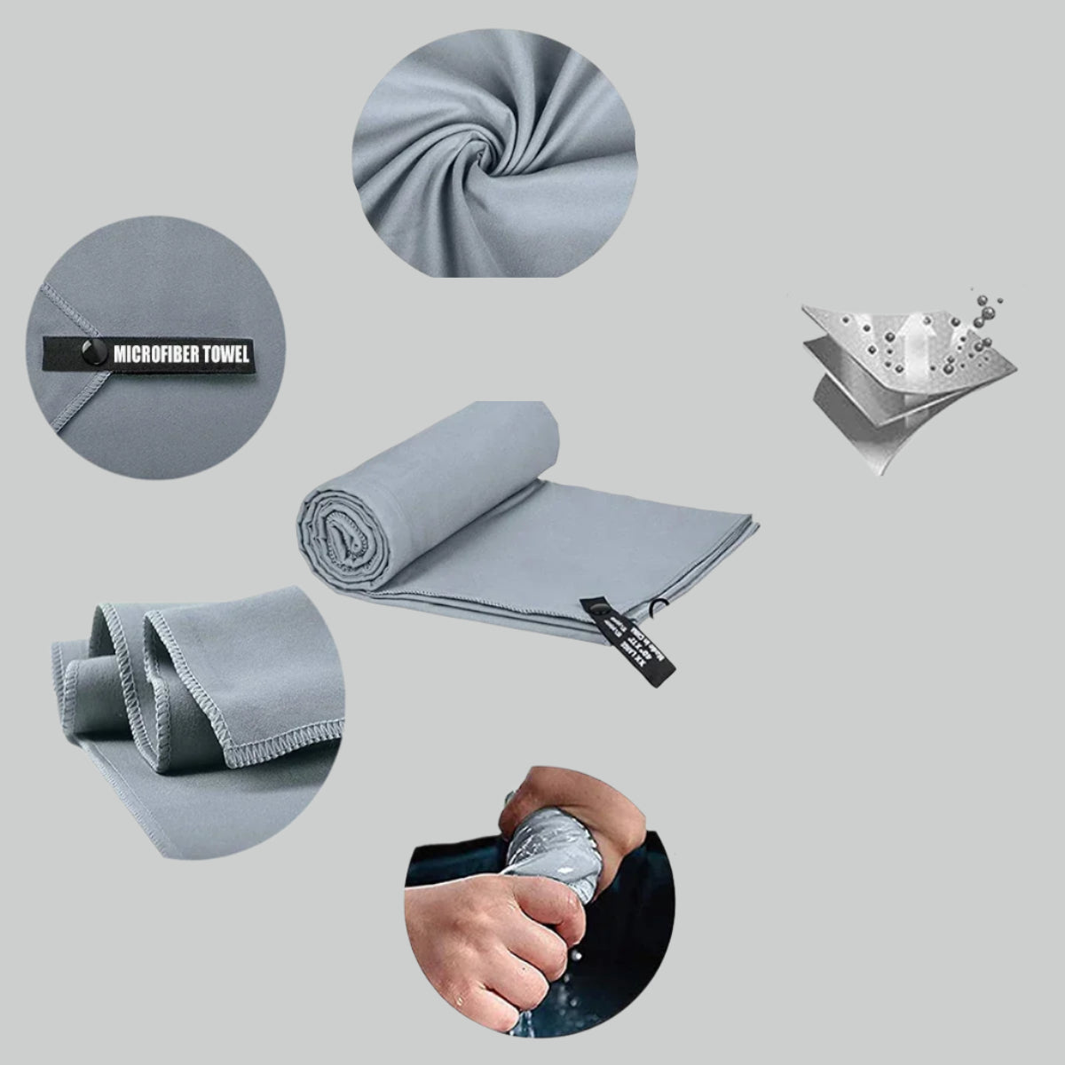 Microfiber Quick Dry Gym Towel