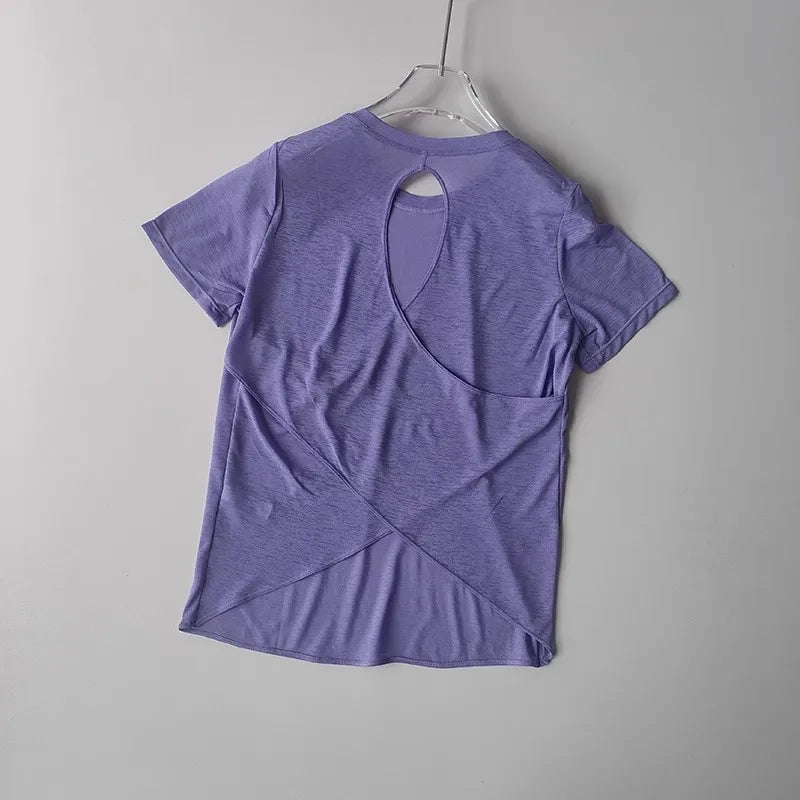 Women's Quick Drying Tight Fitting Sports T-shirt