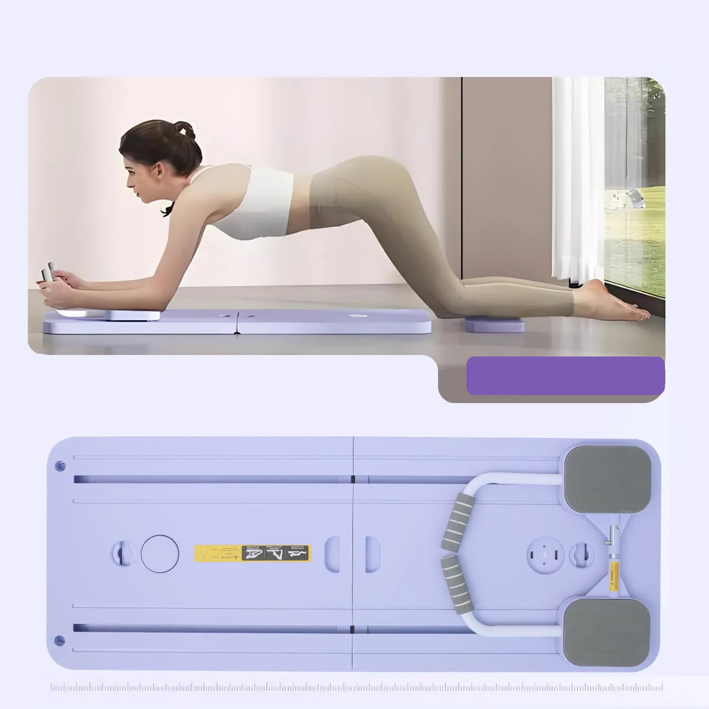 Multi-Functional Ab Board Foldable Pilates