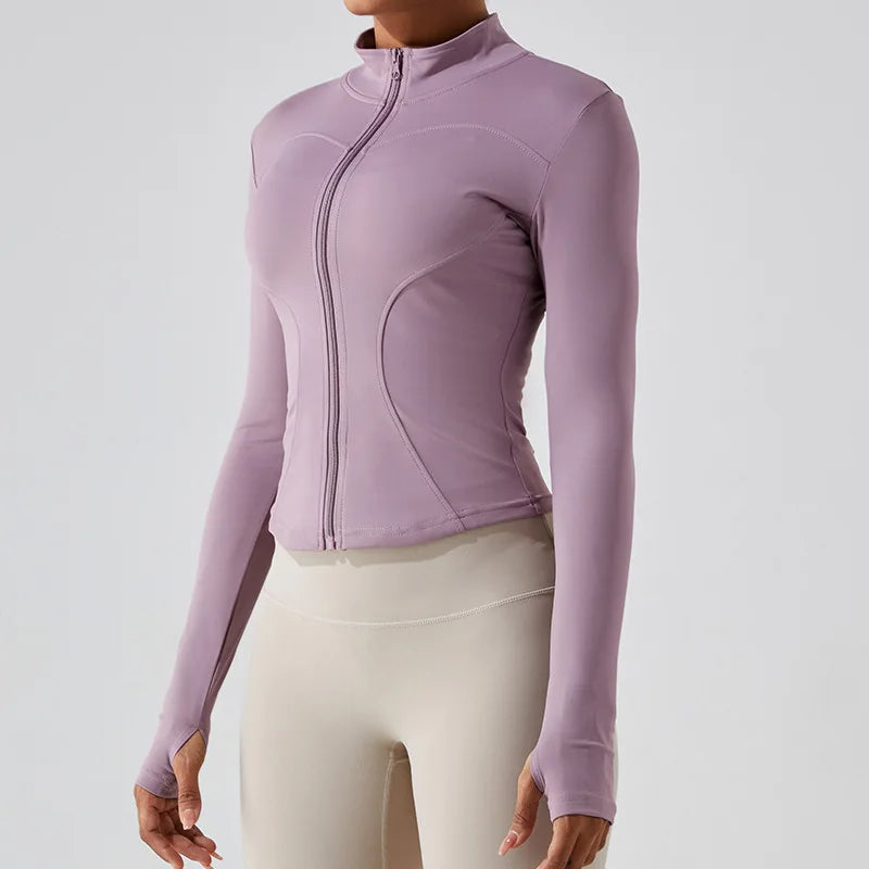 Longsleeve Zipper Yoga Shirt