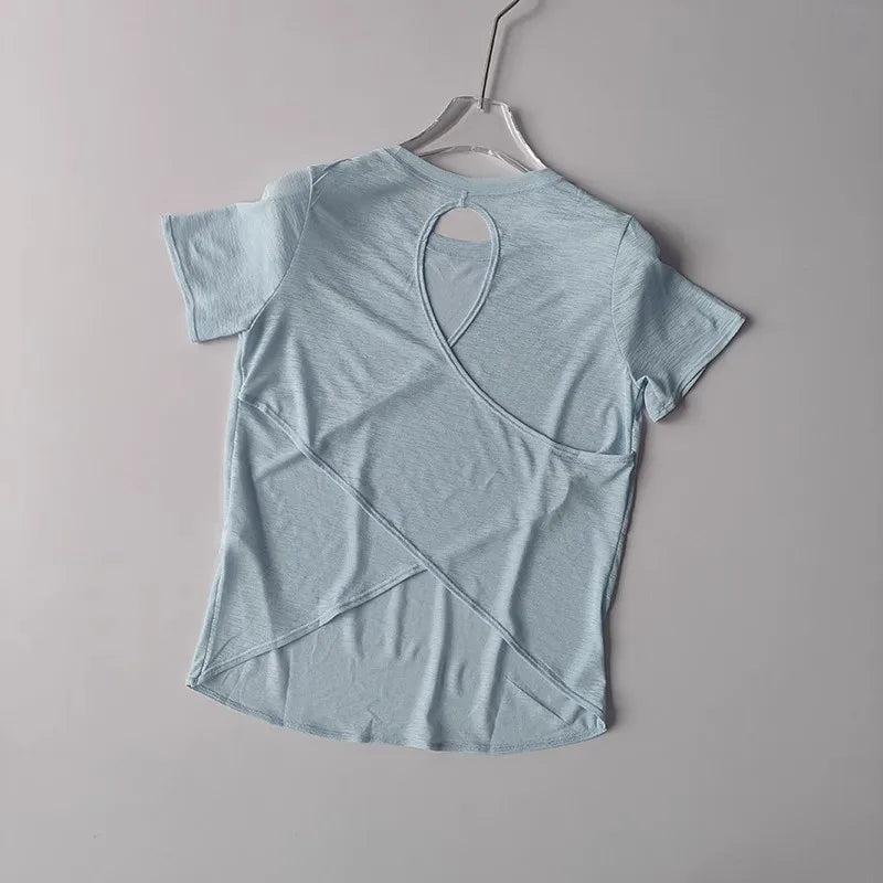 Women's Quick Drying Tight Fitting Sports T-shirt