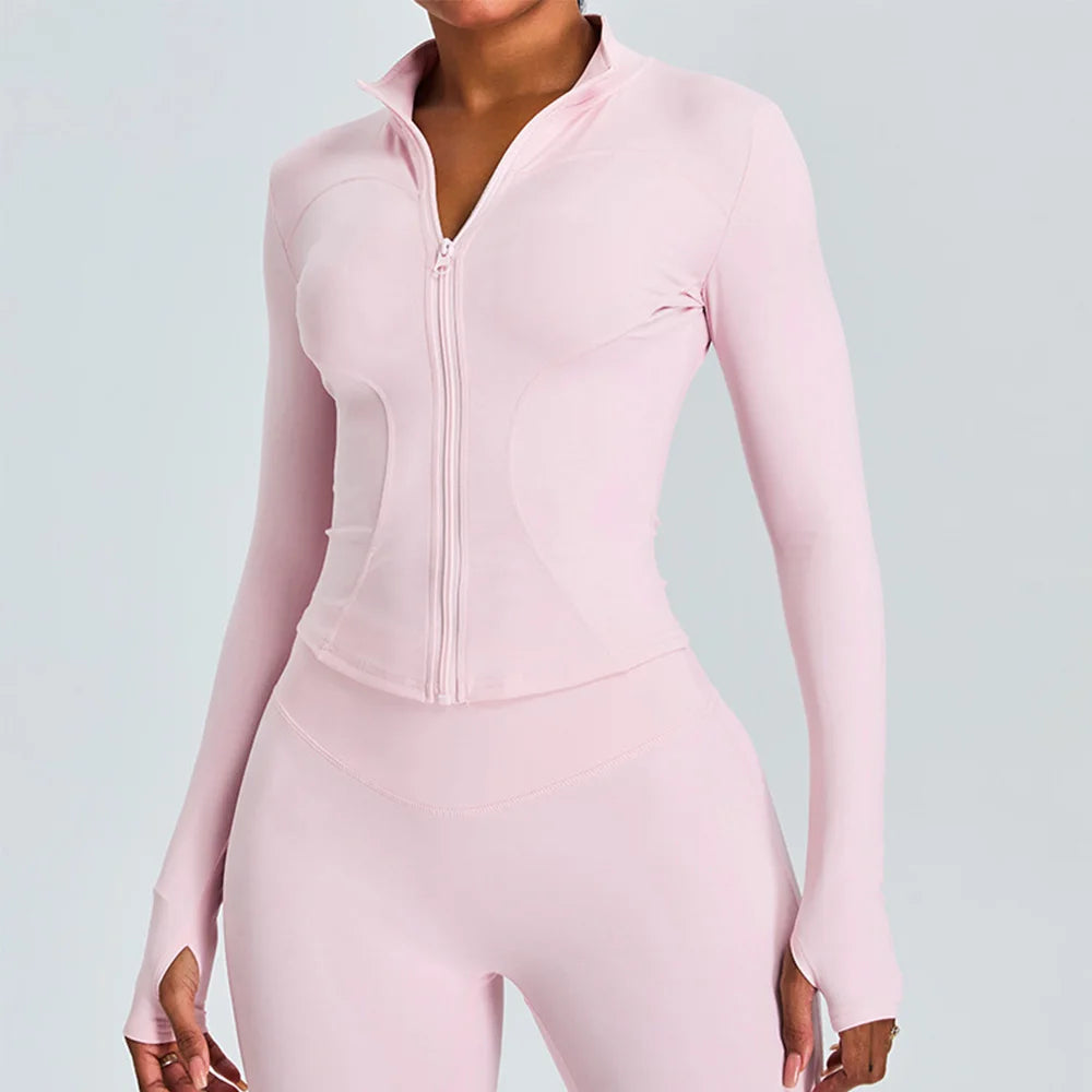 Longsleeve Zipper Yoga Shirt