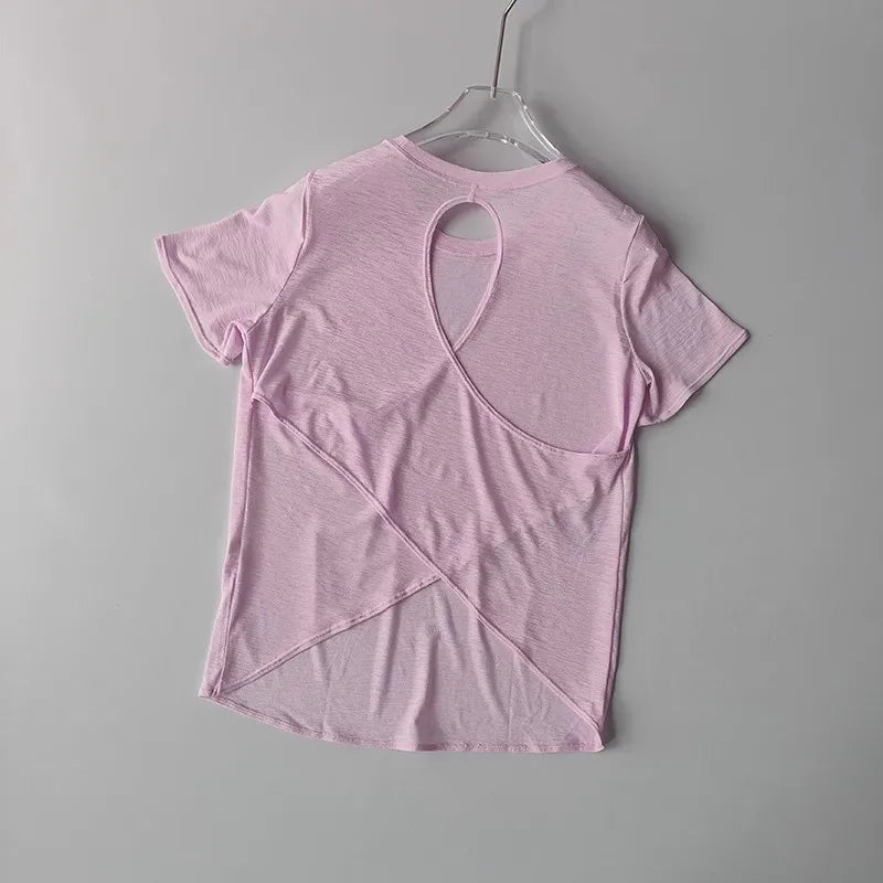 Women's Quick Drying Tight Fitting Sports T-shirt