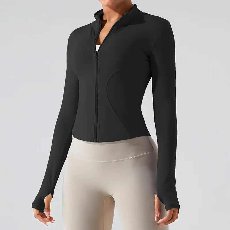 Longsleeve Zipper Yoga Shirt