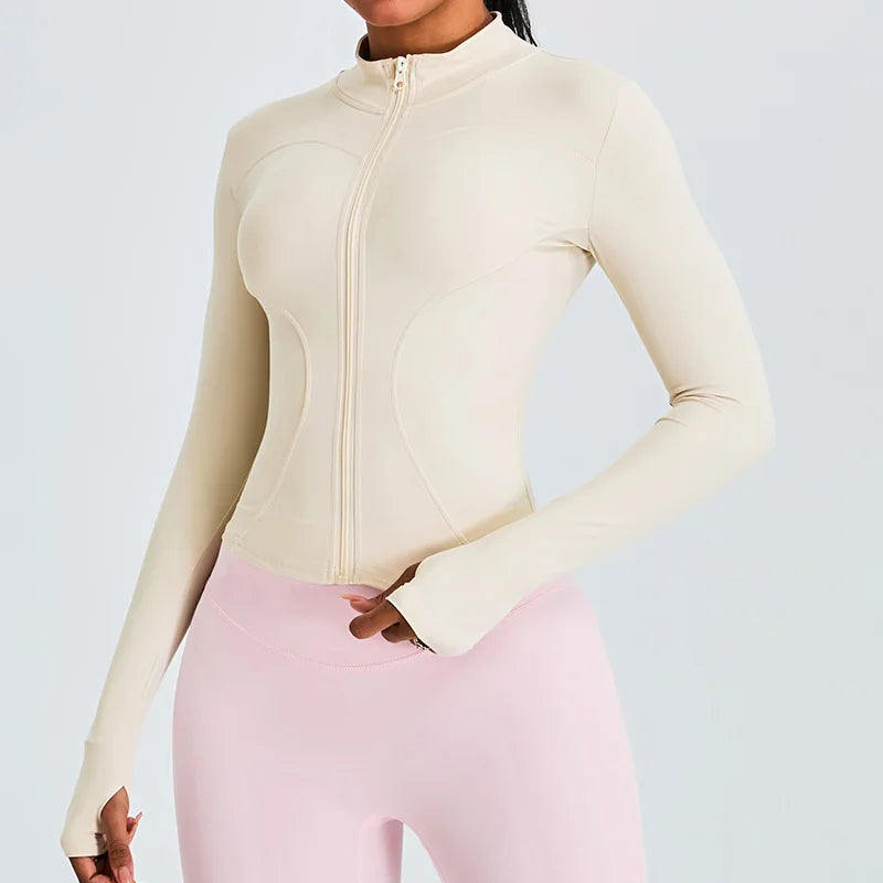 Longsleeve Zipper Yoga Shirt