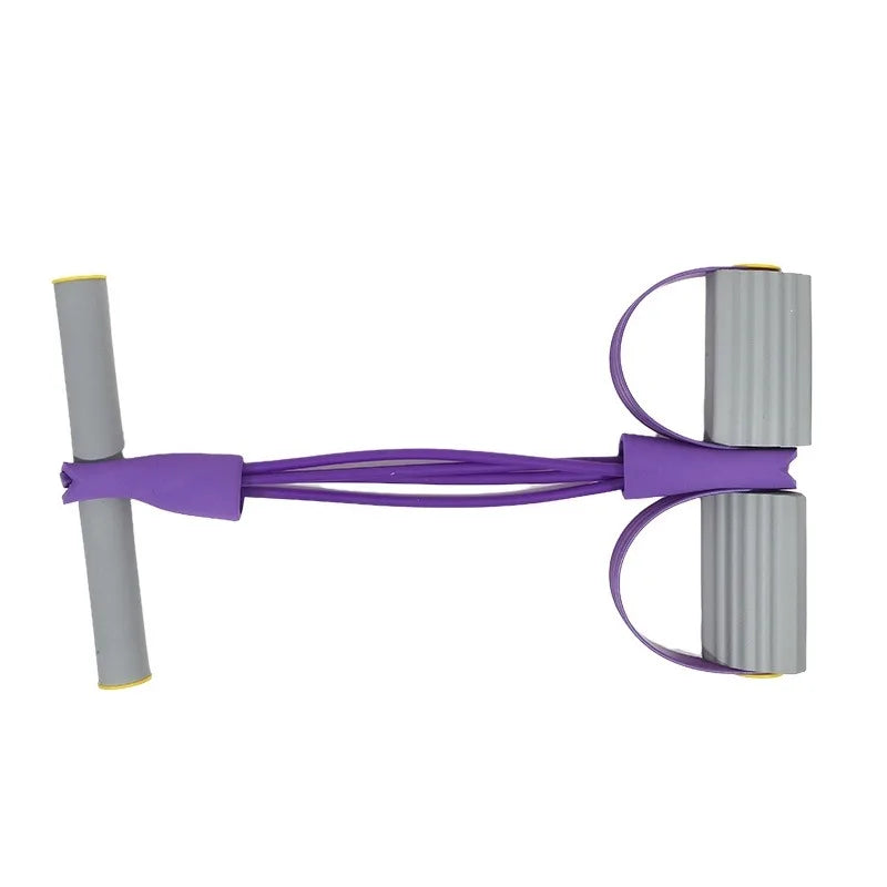 4-Tube Yoga Pedal Puller Resistance Band