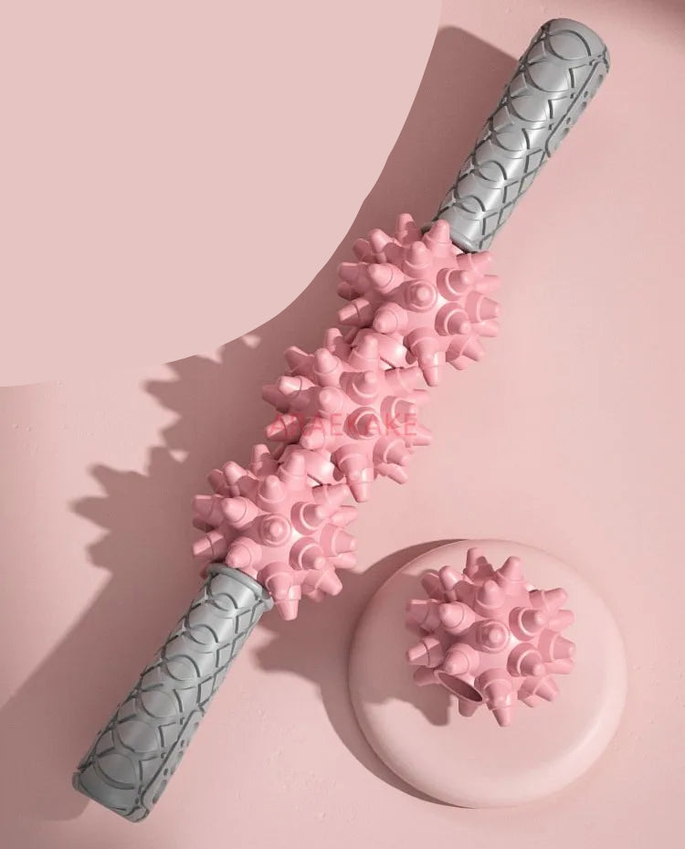 Langya Stick Rolling Leg Deep Massage Langya Stick Rolling Fascia Stick Muscle Relaxer Roller Slimming Leg