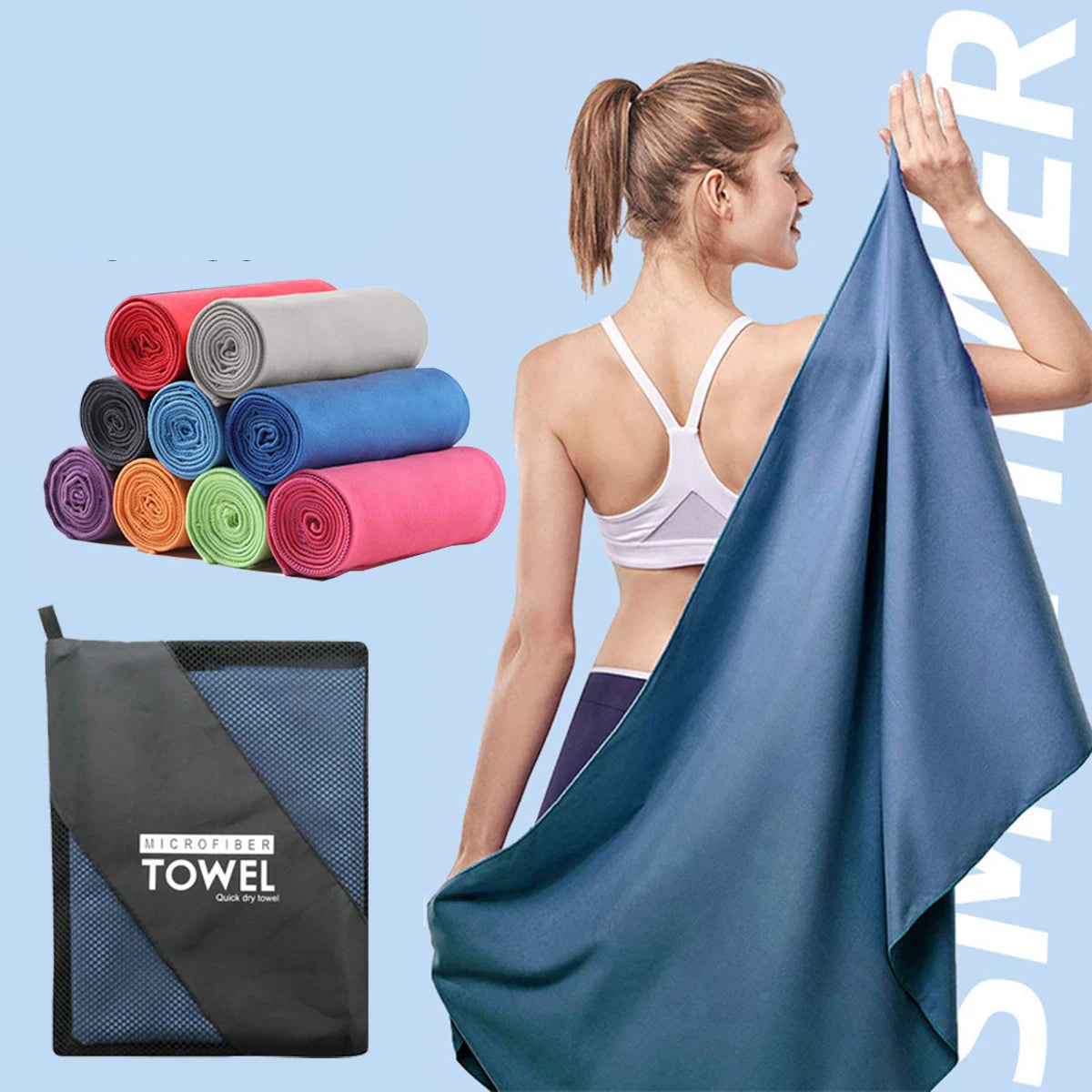Microfiber Quick Dry Gym Towel