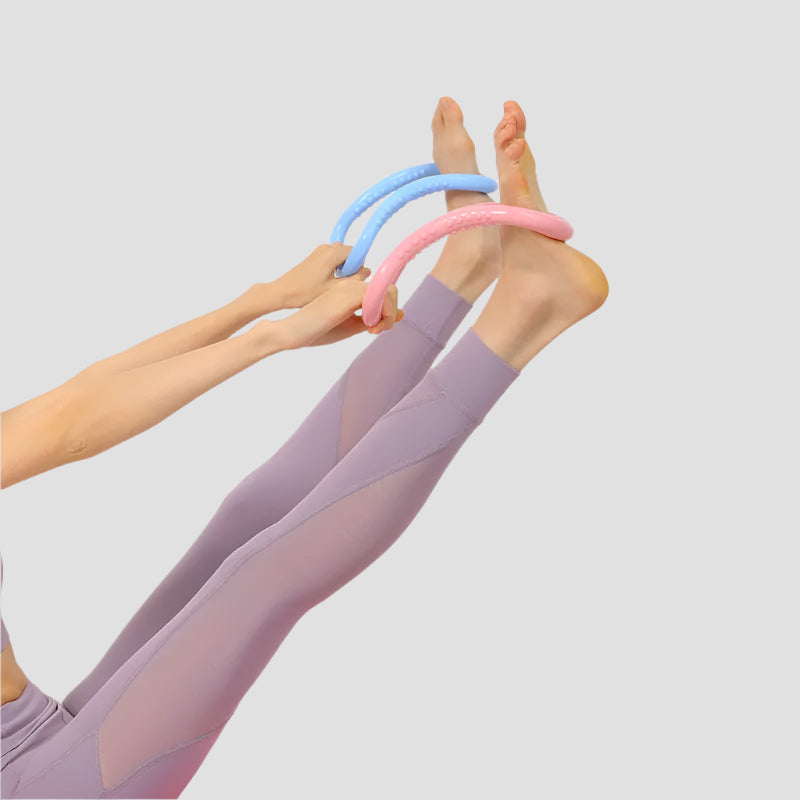 Massage Point Crystal Yoga Ring Fitness Fascia Stretch Relaxation Ring Pilates Open Back Open Shoulder Yoga Puller