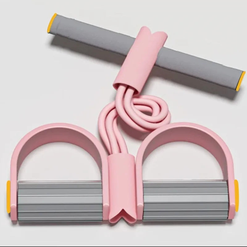 4-Tube Yoga Pedal Puller Resistance Band