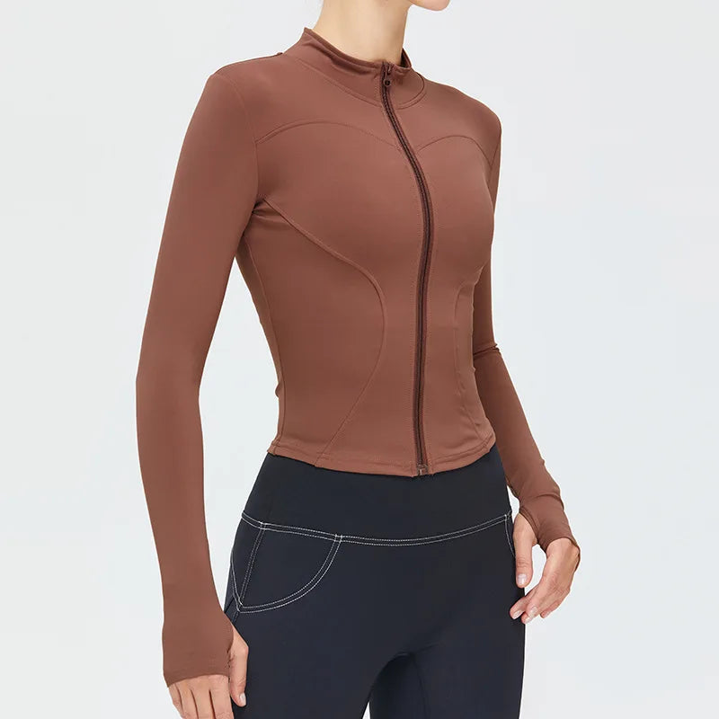 Longsleeve Zipper Yoga Shirt
