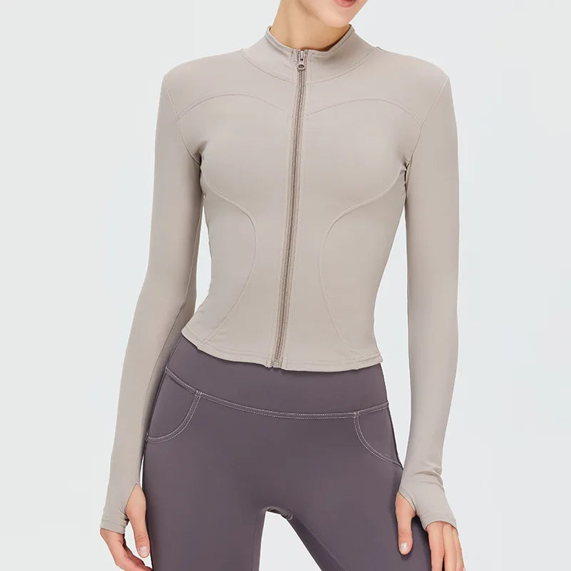 Longsleeve Zipper Yoga Shirt