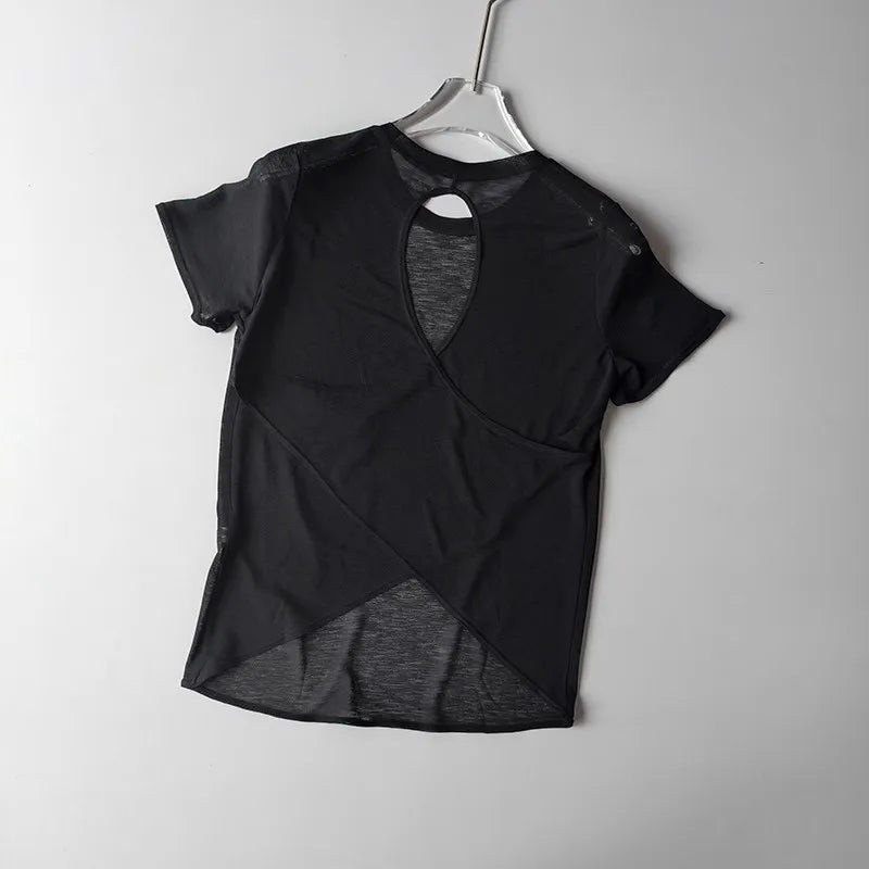 Women's Quick Drying Tight Fitting Sports T-shirt