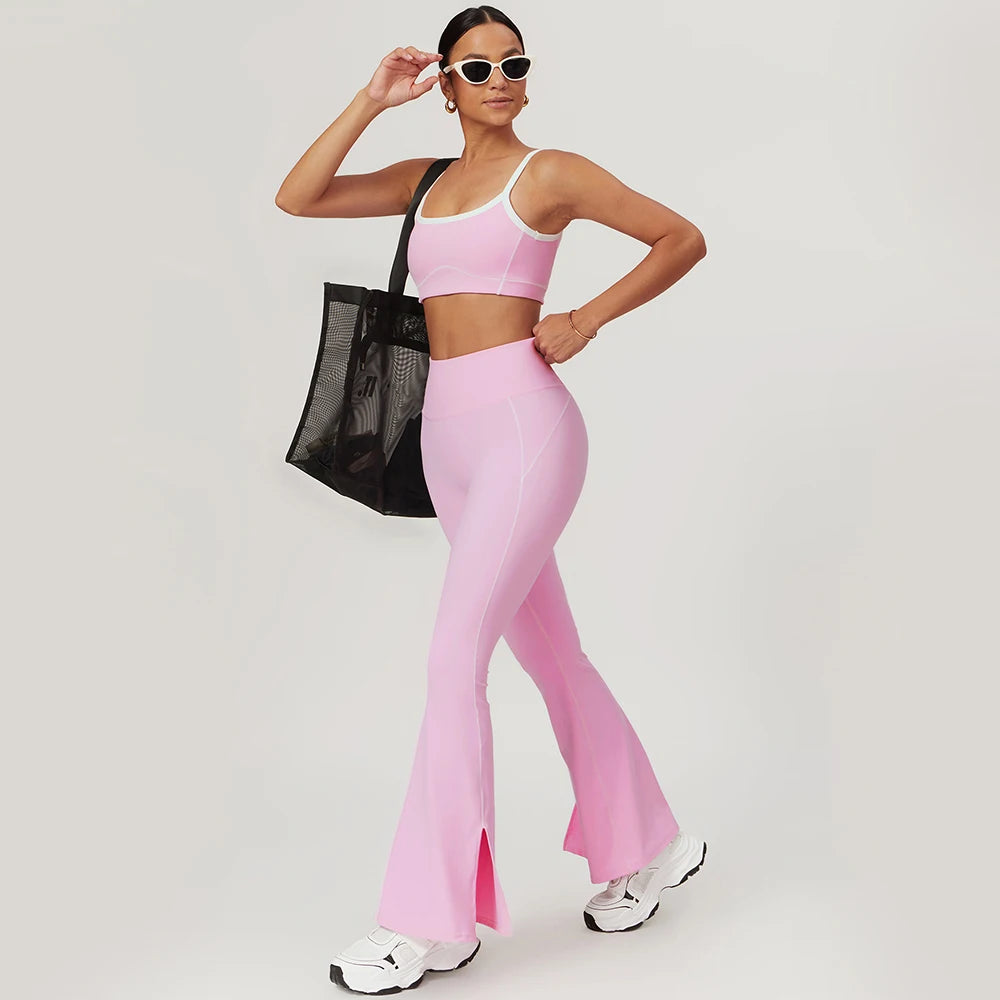 Women High Waist Yoga Set
