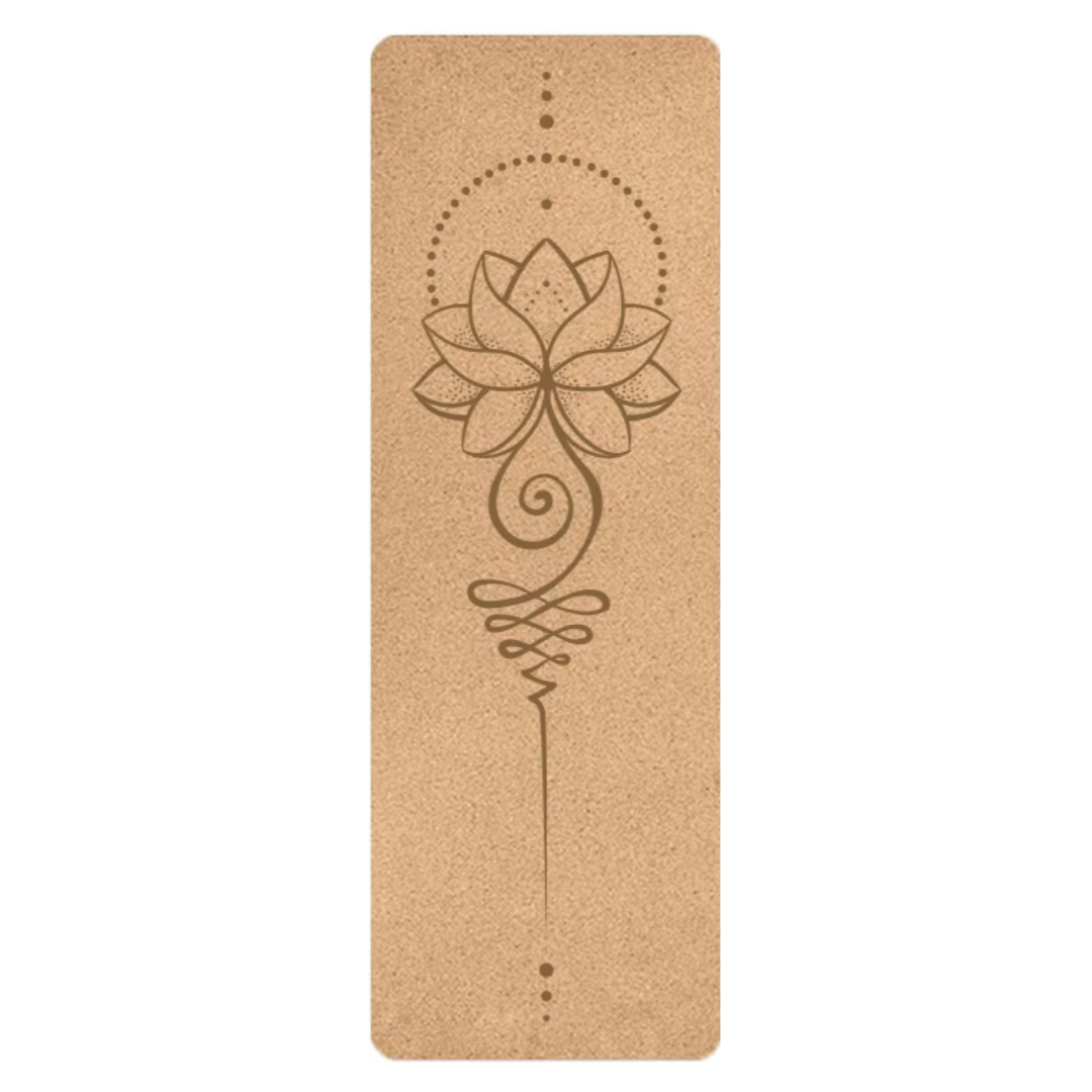 Pilates & Yoga Mat made of natural cork – sweat-absorbent and non-slip, Pilates & Yoga Mat made of natural cork – 4mm, sweat-absorbent and non-slip, 2 variants and sizes