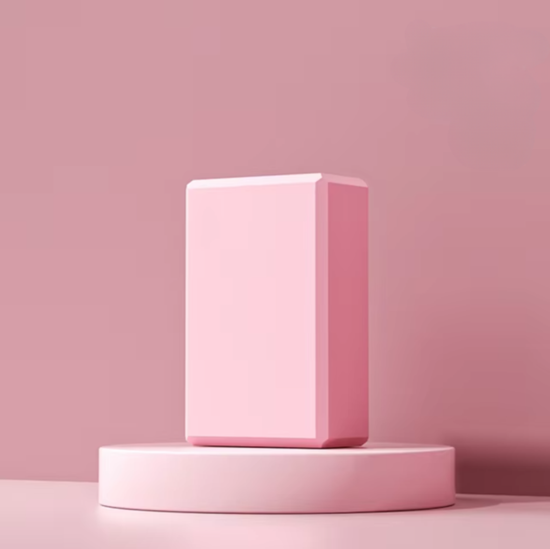 Yoga Block in 3 Colors – Foam Brick for Fitness, Stretching and Body Shaping, Ideal for Pilates, Yoga and Gymnastics