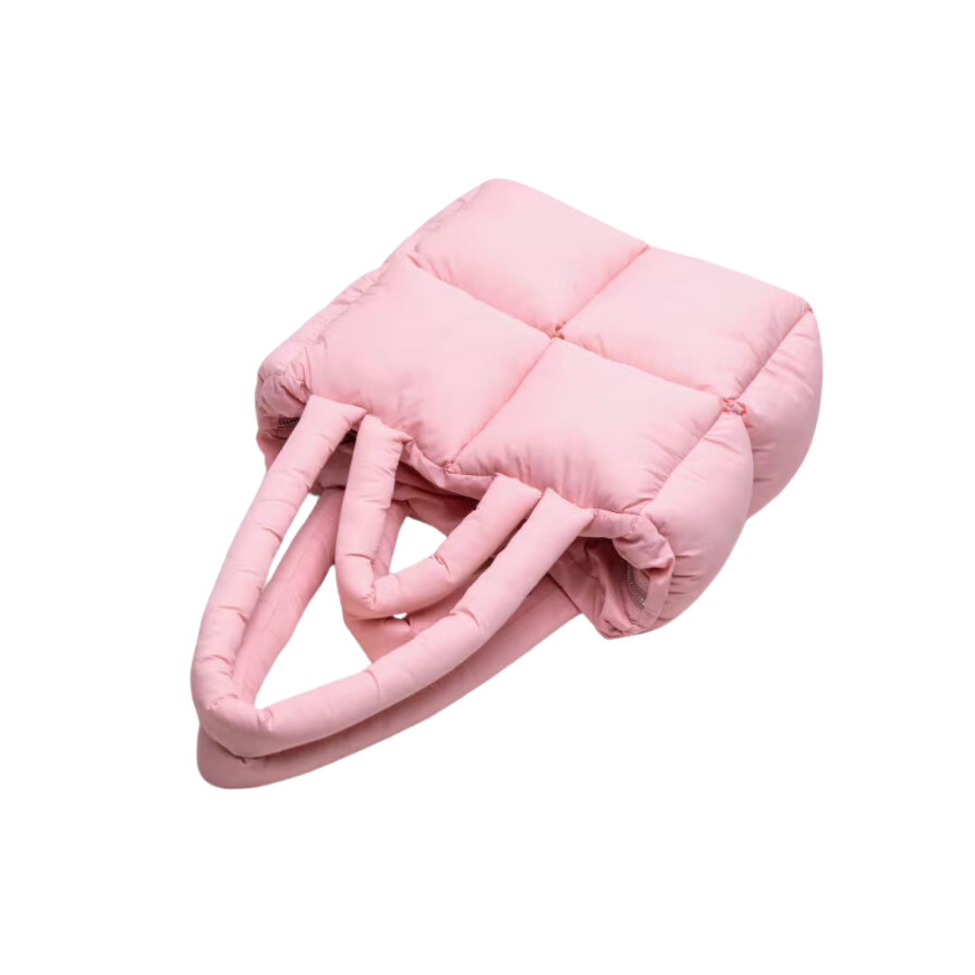 Soft shoulder bag for women – Large capacity, quilted design, padded & soft, perfect for fitness and everyday use