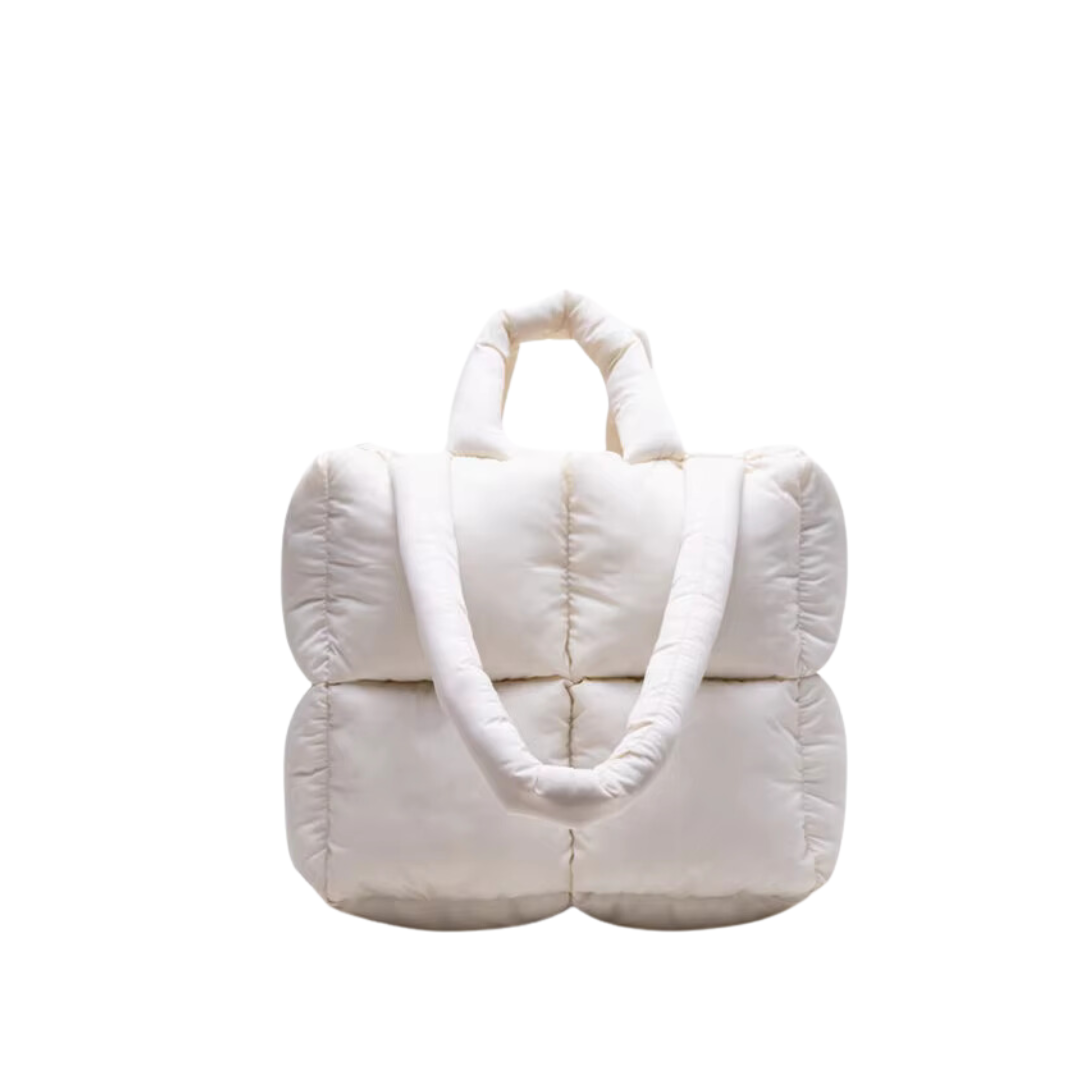 Soft shoulder bag for women – Large capacity, quilted design, padded & soft, perfect for fitness and everyday use