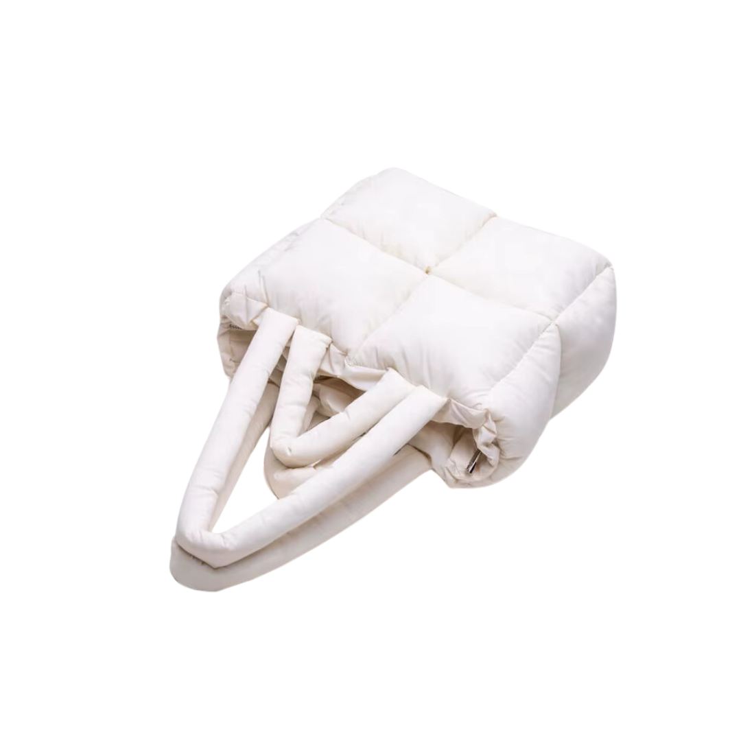 Soft shoulder bag for women – Large capacity, quilted design, padded & soft, perfect for fitness and everyday use